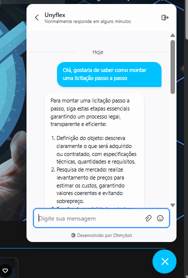 Passo 2 - Iniciar conversa