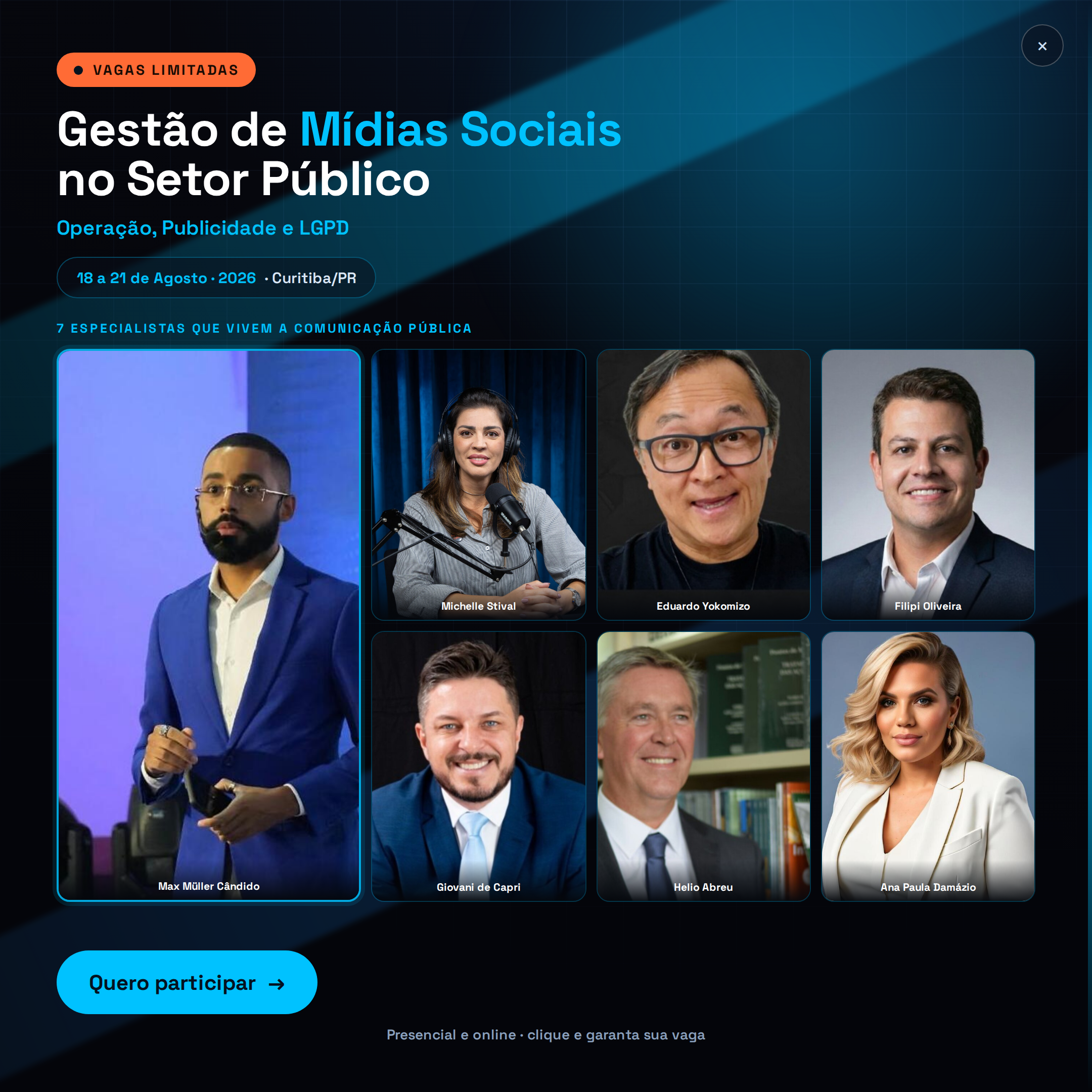 GovSocial — Seminário Unyflex
